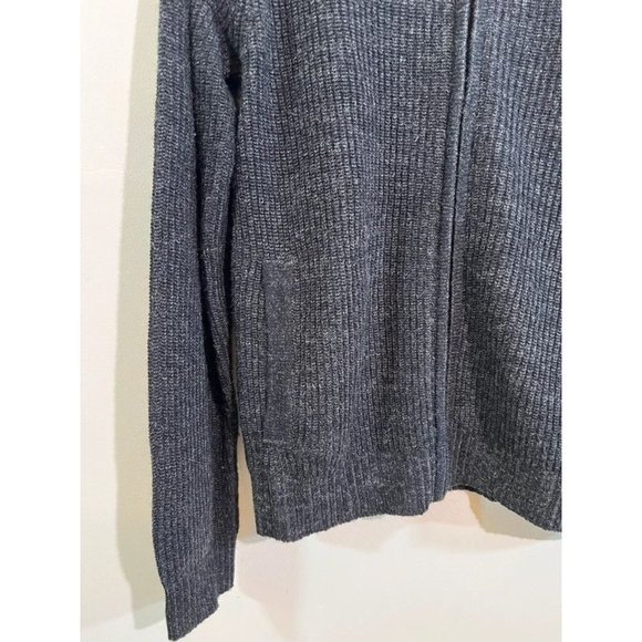 Men’s Gray Kenneth Cole Reaction Zip up Sweater Sweatshirt Size M - Picture 6 of 8